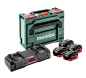 Preview: Metabo 8 Ah Akku Basis Set, 4 x LiHD + Doppellader ASC 145 Duo + metaBOX 145 (685135000)